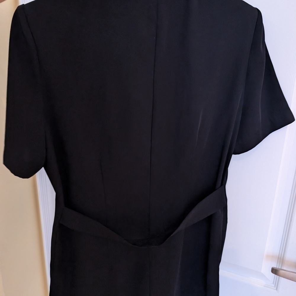 Vintage Black Short Sleeve Blazer - Picture 7 of 9